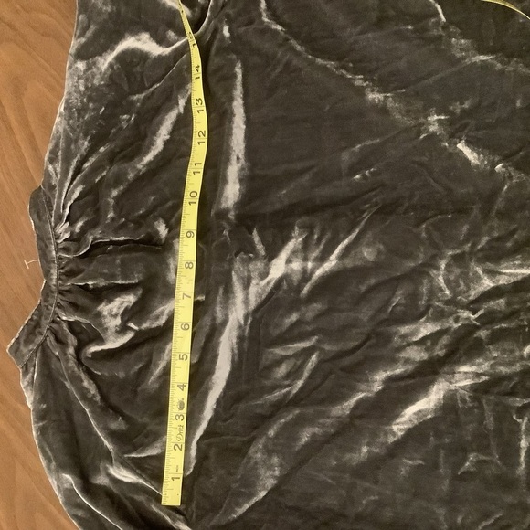 Pilcro Anthropologie Velvet Button Front Blouse – Blue Gray – Women’s XS – NWOT - Picture 7 of 9